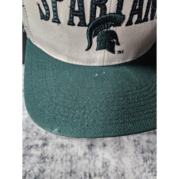 Vintage Michigan State University Spartans Sports Specialties Shadow Snapback - Picture 3 of 10